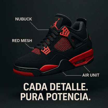 Jordan 4 Red Thunder